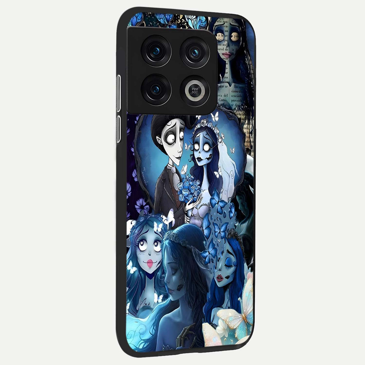  Butterfly Ghost Soul back cover For OnePlus 10 Pro slim fit glass case with vibrant aesthetic design