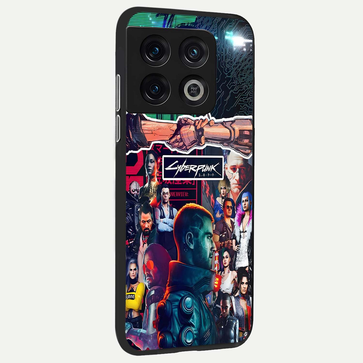  CYBERPUNK Legacy back cover For OnePlus 10 Pro slim fit glass case with vibrant aesthetic design