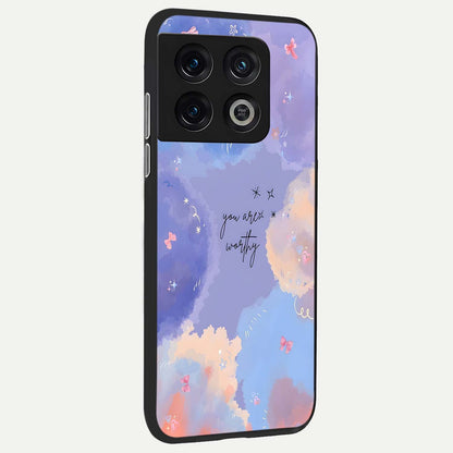  Celestial Cloud Magic back cover For OnePlus 10 Pro slim fit glass case with vibrant aesthetic design