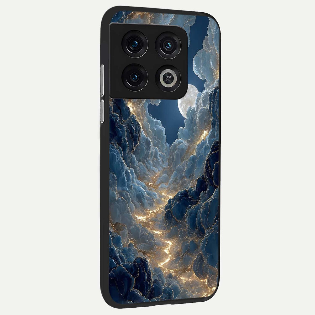  Celestial Cloud Road back cover For OnePlus 10 Pro slim fit glass case with vibrant aesthetic design