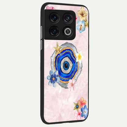  Divine Aura Bloom back cover For OnePlus 10 Pro slim fit glass case with vibrant aesthetic design