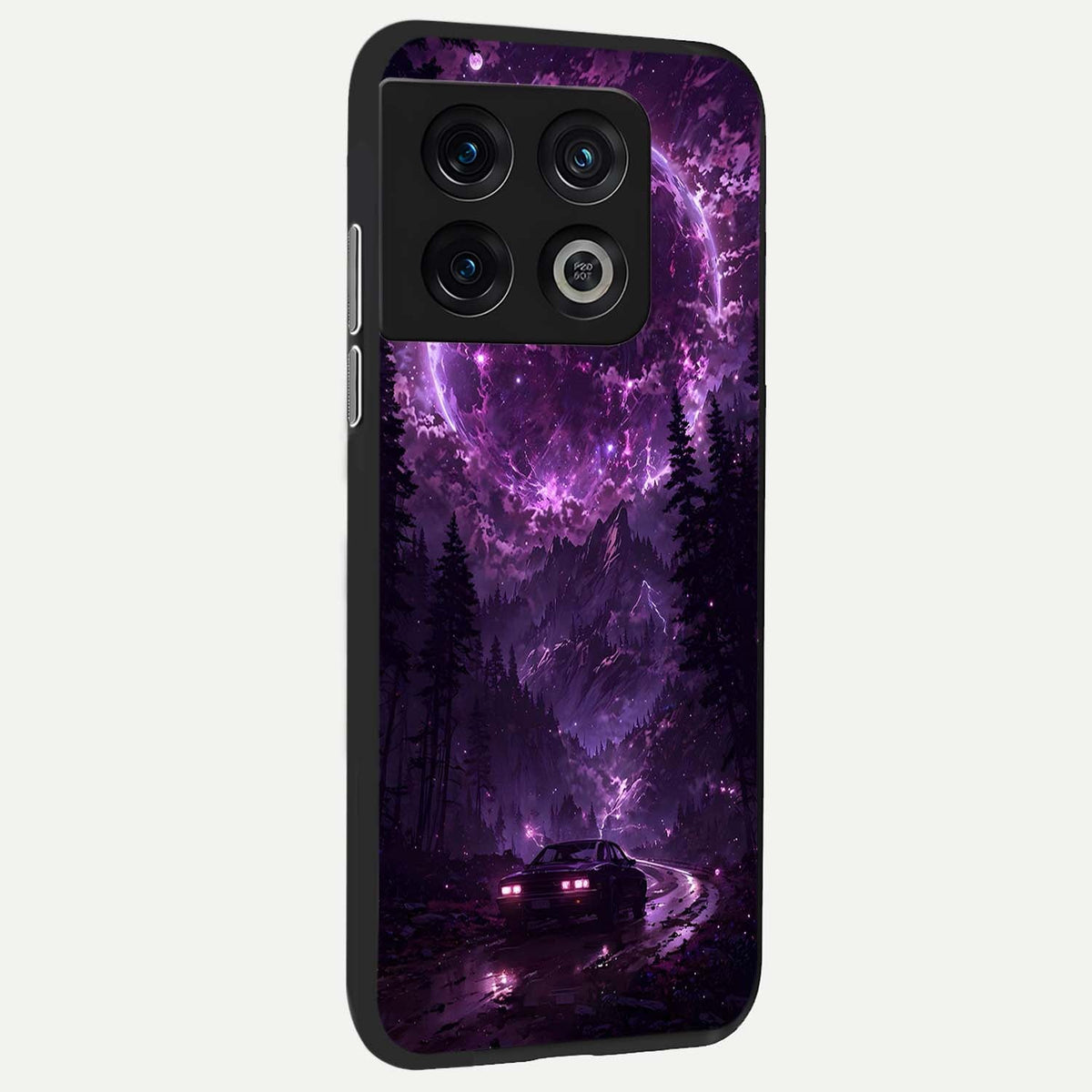  Eternal Cosmic Drive back cover For OnePlus 10 Pro slim fit glass case with vibrant aesthetic design