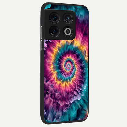  Galactic Spiral Burst back cover For OnePlus 10 Pro slim fit glass case with vibrant aesthetic design