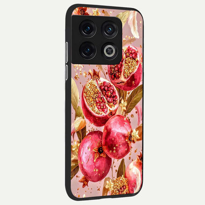  Golden Bloom Glow back cover For OnePlus 10 Pro slim fit glass case with vibrant aesthetic design