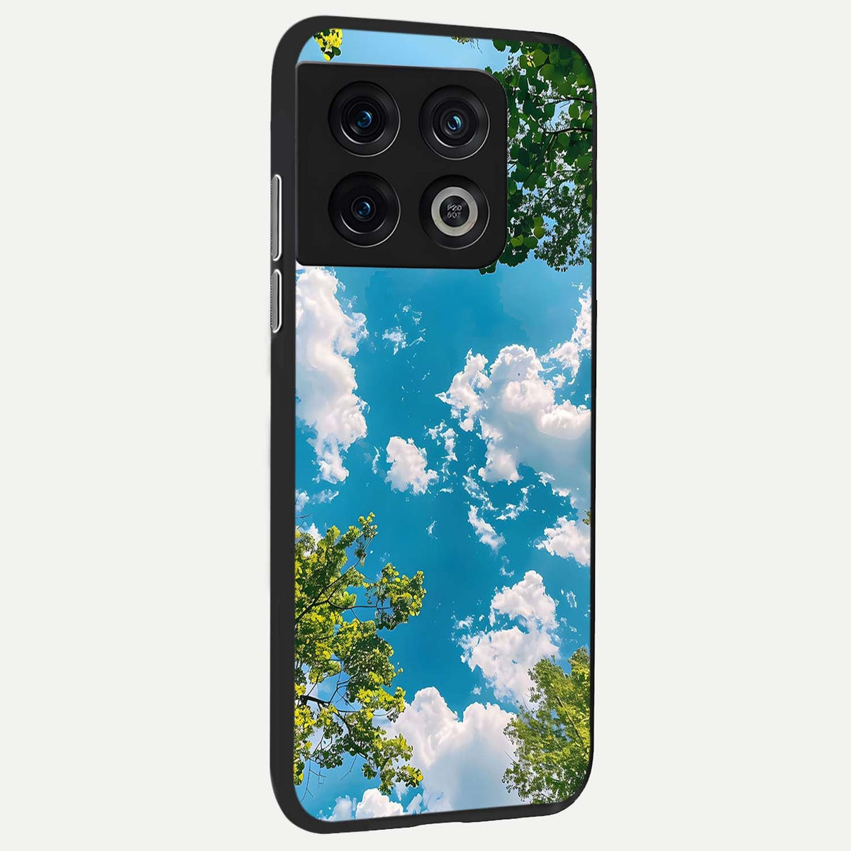  Green Moon Energy back cover For OnePlus 10 Pro slim fit glass case with vibrant aesthetic design