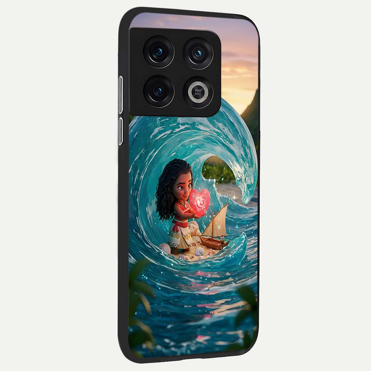  Heart of Ocean back cover For OnePlus 10 Pro slim fit glass case with vibrant aesthetic design