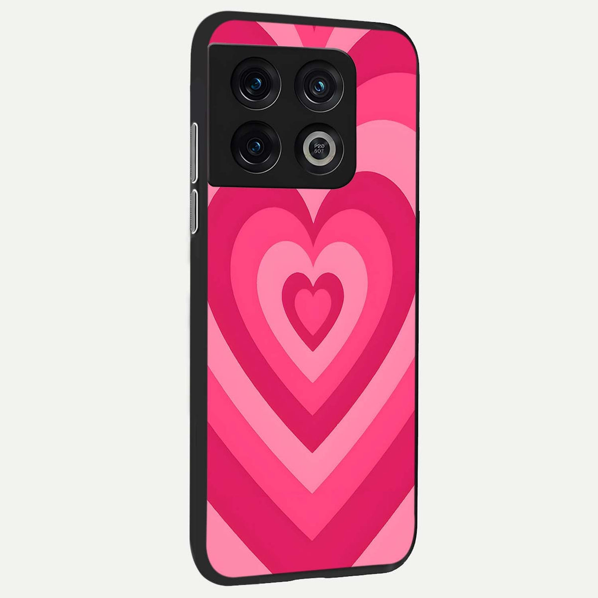  Layered Love Hearts back cover For OnePlus 10 Pro slim fit glass case with vibrant aesthetic design