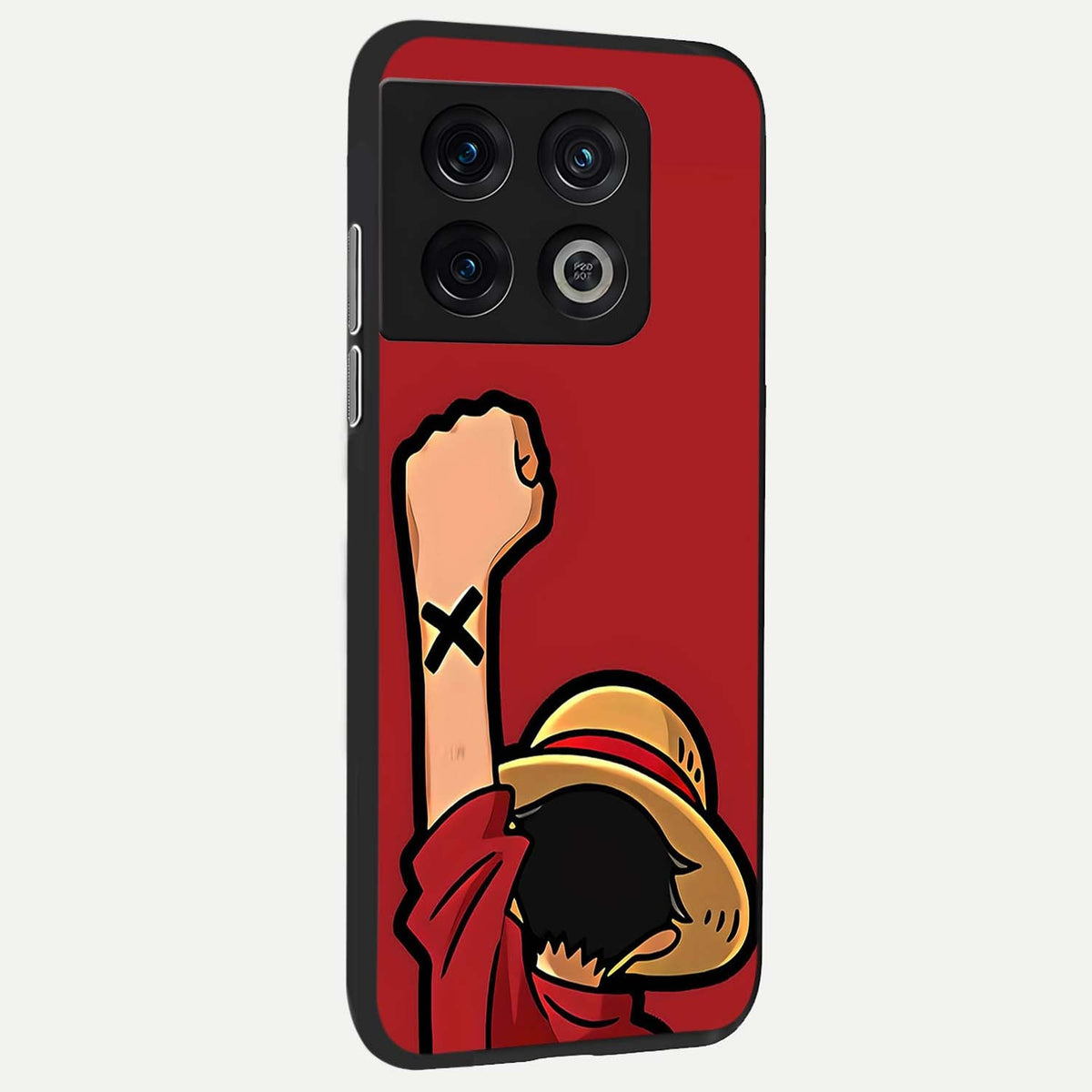  Luffy X Spirit back cover For OnePlus 10 Pro slim fit glass case with vibrant aesthetic design