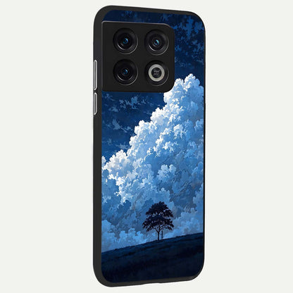  Midnight Sky Serenity back cover For OnePlus 10 Pro slim fit glass case with vibrant aesthetic design