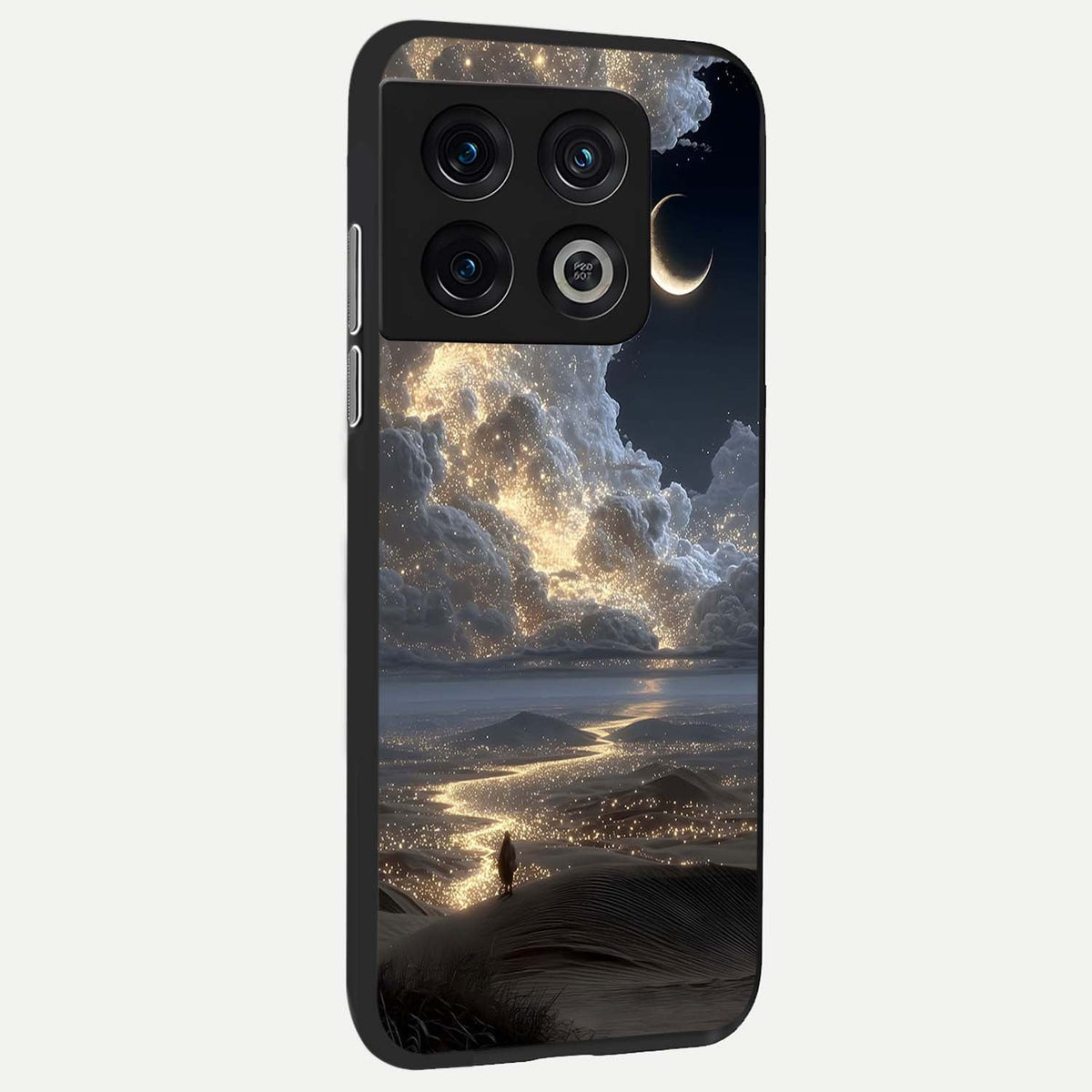  Moonlight Spark Path back cover For OnePlus 10 Pro slim fit glass case with vibrant aesthetic design