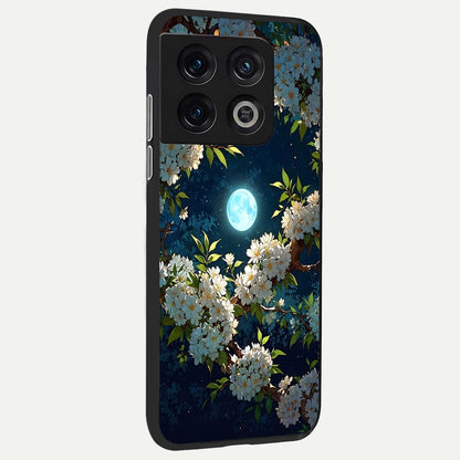  Moonlit Blossom Dream back cover For OnePlus 10 Pro slim fit glass case with vibrant aesthetic design