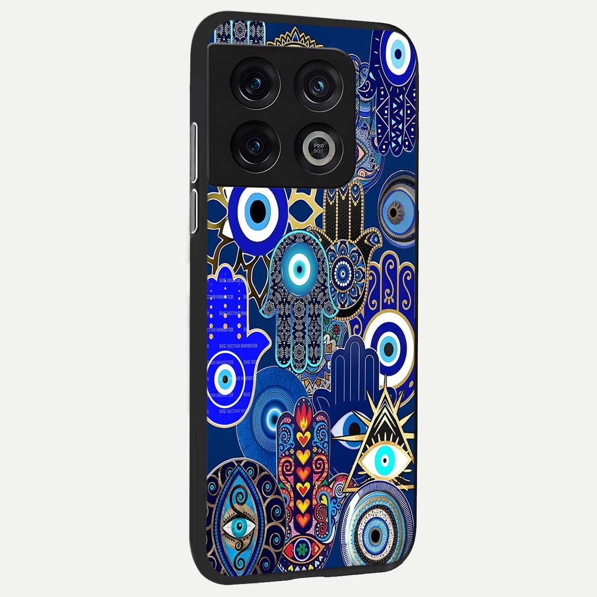  Mystic Palm Guard back cover For OnePlus 10 Pro slim fit glass case with vibrant aesthetic design