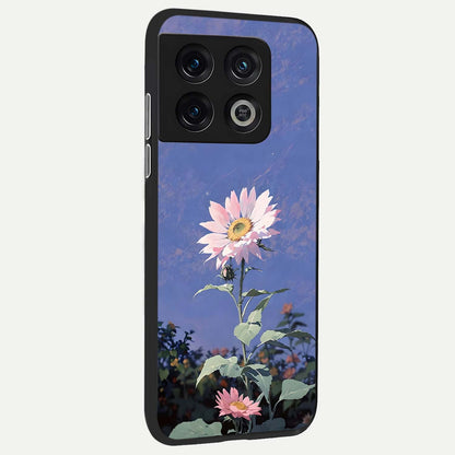  Pink Shells Outline back cover For OnePlus 10 Pro slim fit glass case with vibrant aesthetic design