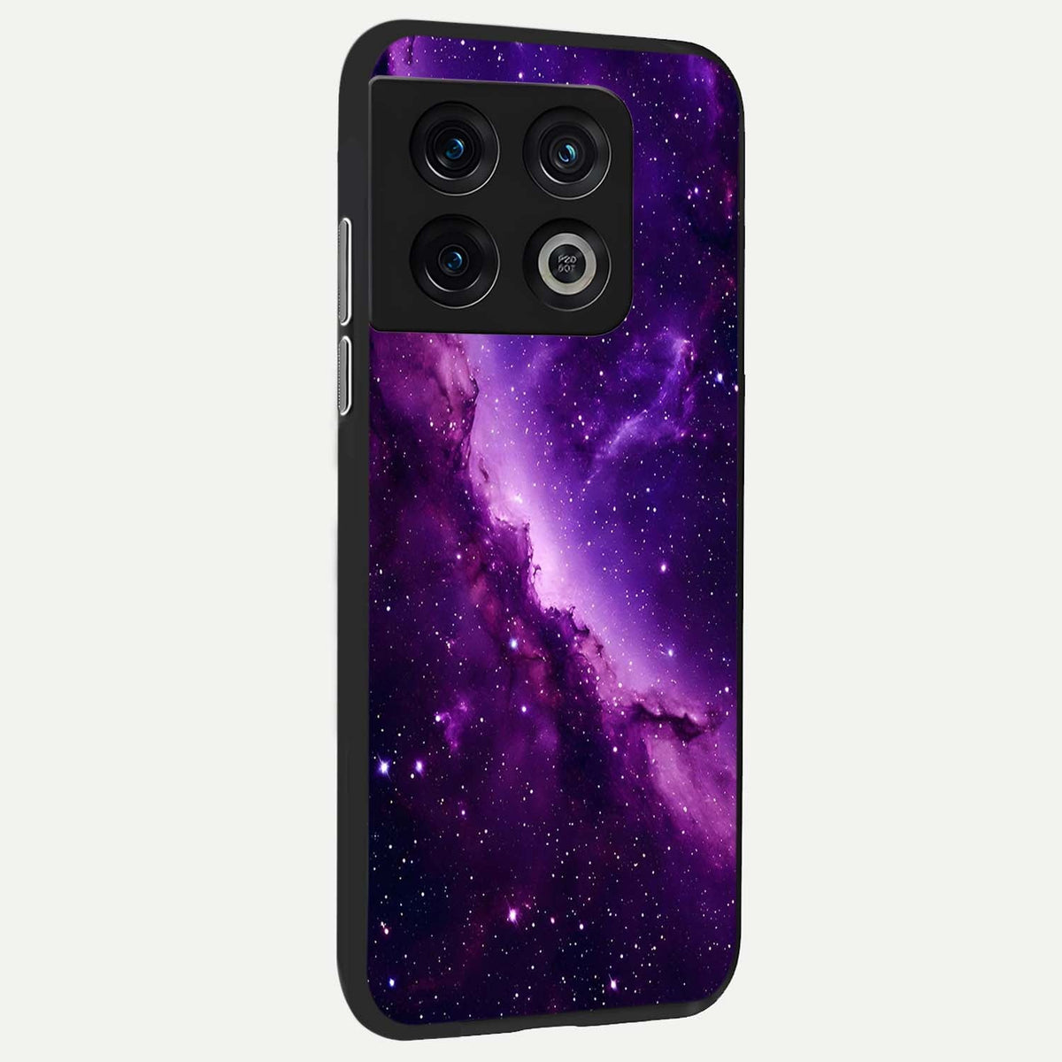  Purple Shade Sky back cover For OnePlus 10 Pro slim fit glass case with vibrant aesthetic design