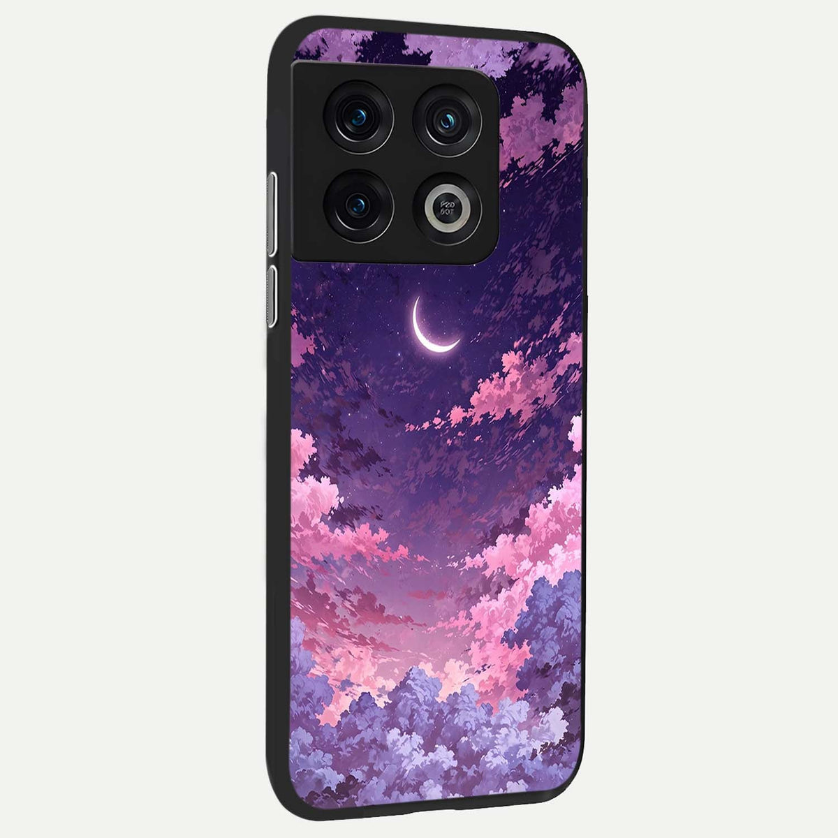  Sky Drift Clouds back cover For OnePlus 10 Pro slim fit glass case with vibrant aesthetic design