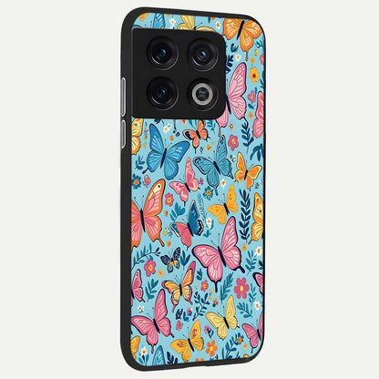  Spring Wing Garden back cover For OnePlus 10 Pro slim fit glass case with vibrant aesthetic design