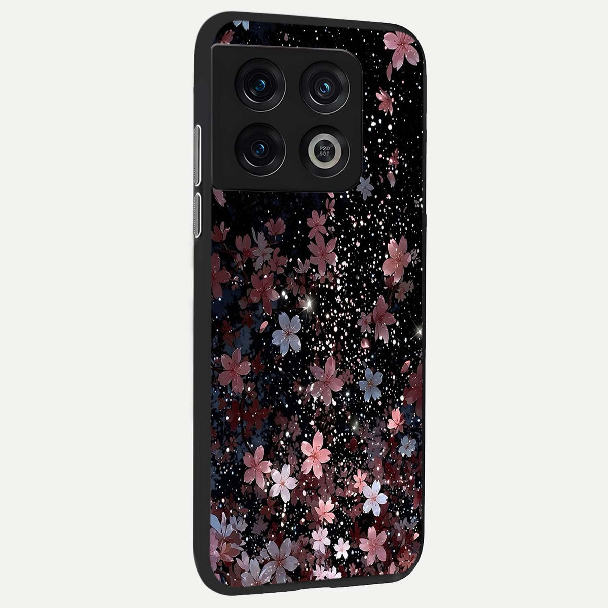 Starlit Flower Dreams back cover For OnePlus 10 Pro slim fit glass case with vibrant aesthetic design