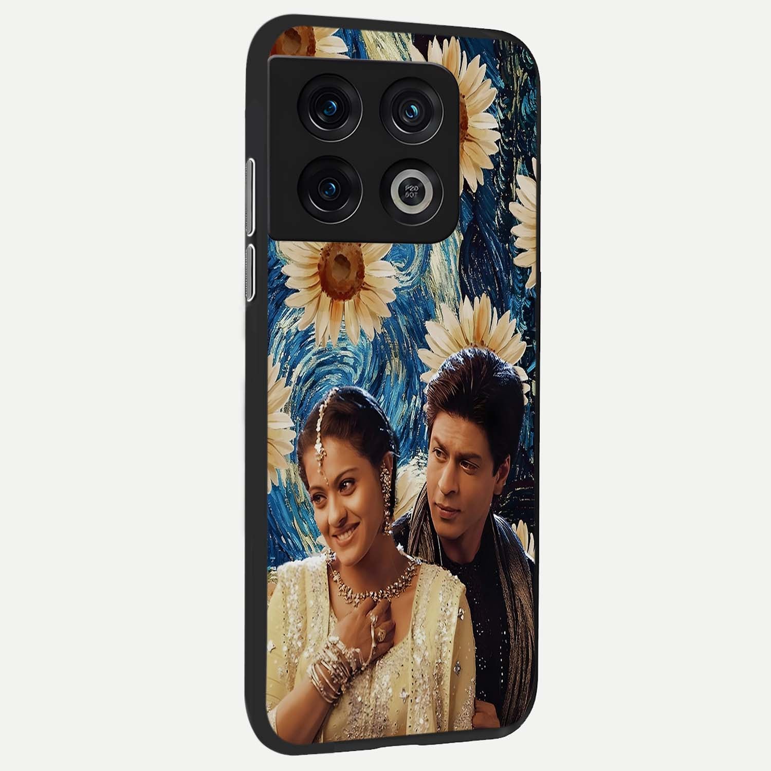 Eternal Love Story Glass Case showing full back design in clean flat view with romantic storytelling artwork and glossy glass finish.