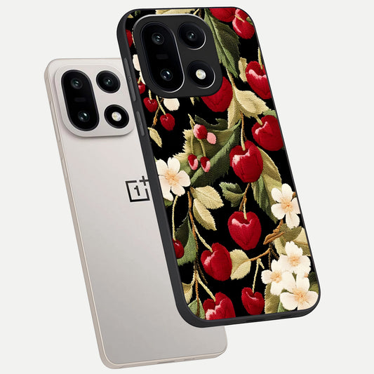  Blooming Spendor Bird phone case For Oneplus 15 showing premium glass back cover with detailed artwork