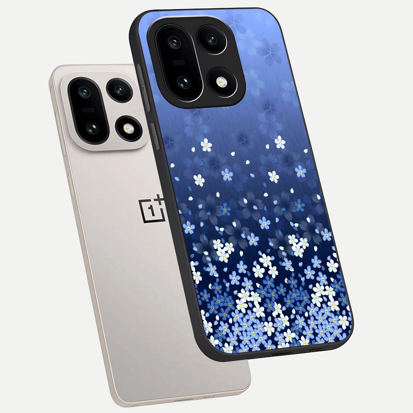  Blue Starry phone case For Oneplus 15 showing premium glass back cover with detailed artwork