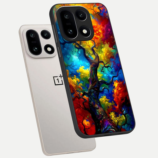  Colorful Soda Bottles phone case For Oneplus 15 showing premium glass back cover with detailed artwork