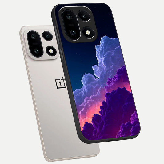  Dreamy Cloud Skies phone case For Oneplus 15 showing premium glass back cover with detailed artwork