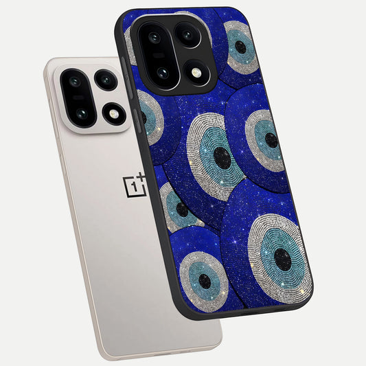  Galaxy Eye Flow phone case For Oneplus 15 showing premium glass back cover with detailed artwork