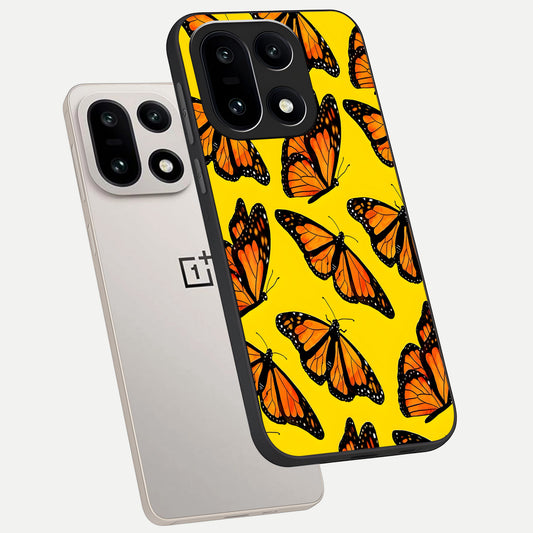  Golden Wing Flight phone case For Oneplus 15 showing premium glass back cover with detailed artwork