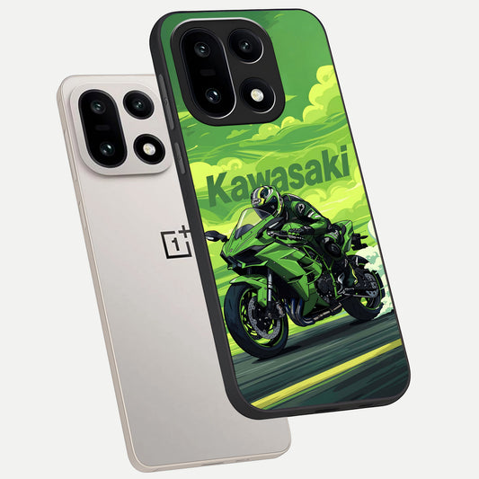  Greenery Sky phone case For Oneplus 15 showing premium glass back cover with detailed artwork