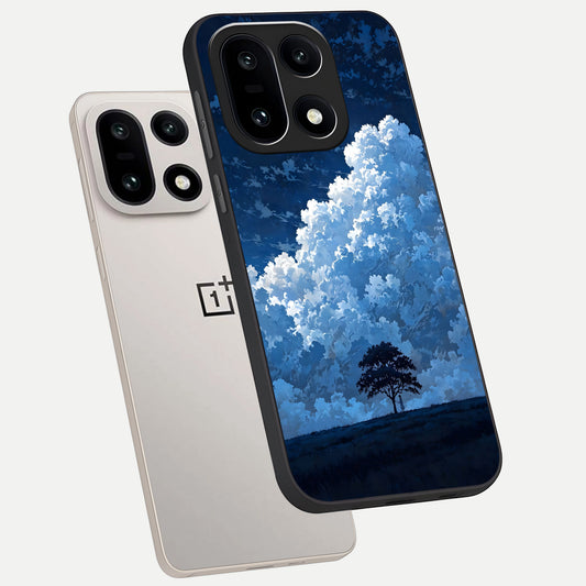  Midnight Sky Serenity phone case For Oneplus 15 showing premium glass back cover with detailed artwork