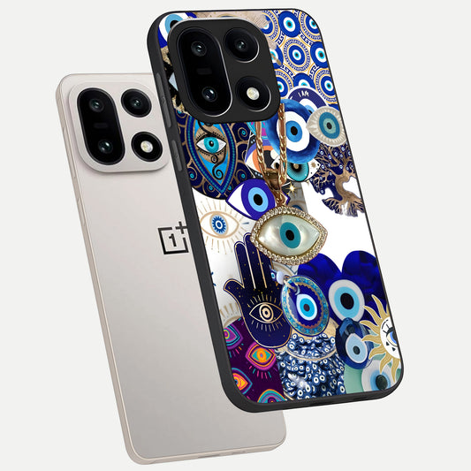  Mystic Charm Eye phone case For Oneplus 15 showing premium glass back cover with detailed artwork