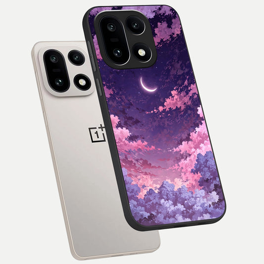  Sky Drift Clouds phone case For Oneplus 15 showing premium glass back cover with detailed artwork