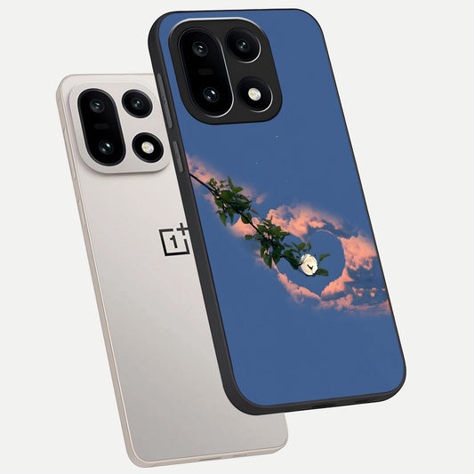  Sky Under Tree phone case For Oneplus 15 showing premium glass back cover with detailed artwork