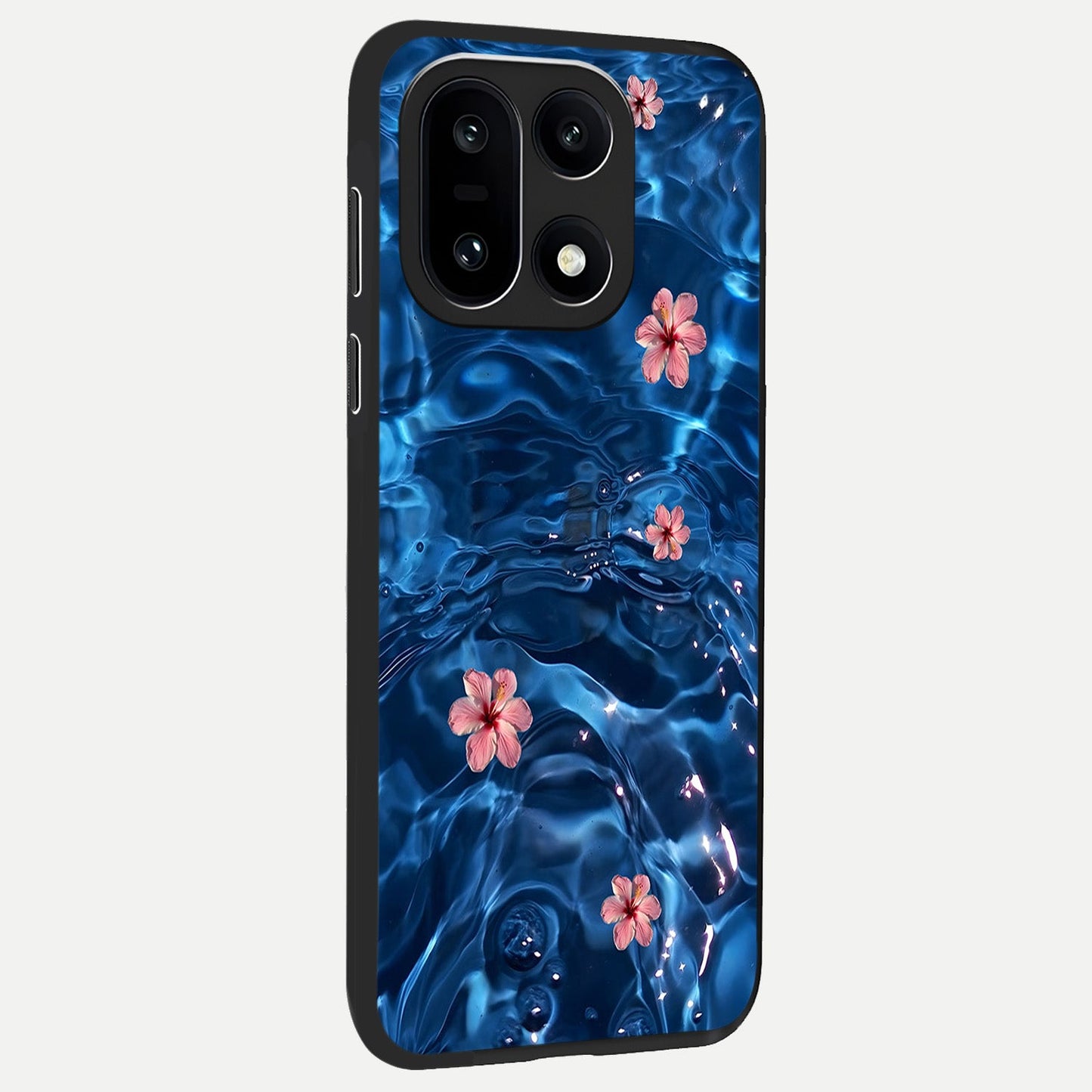  Bloom Thread Art back cover For Oneplus 15 slim fit glass case with vibrant aesthetic design
