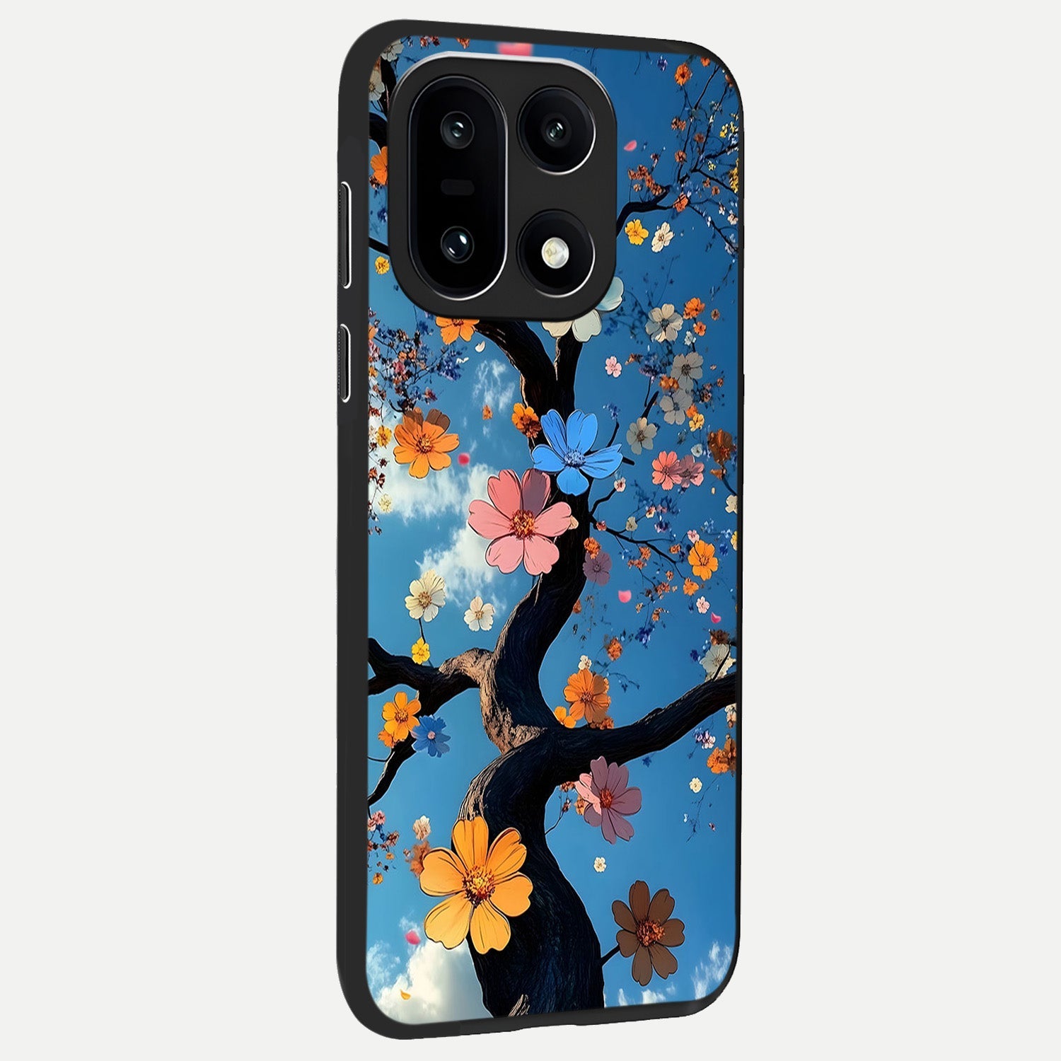  Blossom Dream Sky back cover For Oneplus 15 slim fit glass case with vibrant aesthetic design