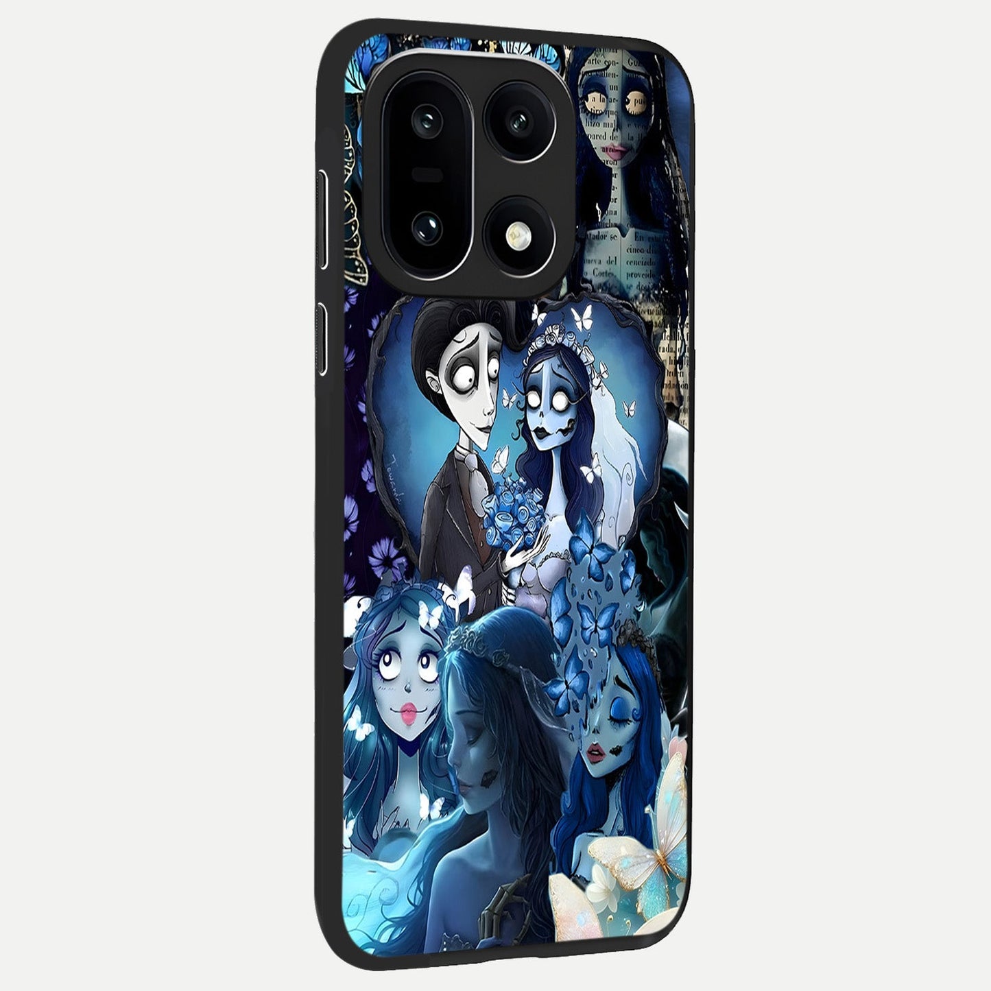  Butterfly Ghost Soul back cover For Oneplus 15 slim fit glass case with vibrant aesthetic design