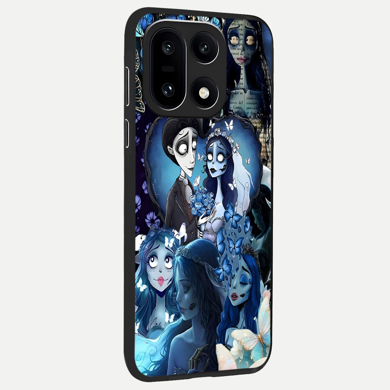 Butterfly Ghost Soul back cover For Oneplus 15 slim fit glass case with vibrant aesthetic design