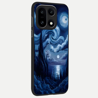  Celestial Dream Van Gogh back cover For Oneplus 15 slim fit glass case with vibrant aesthetic design