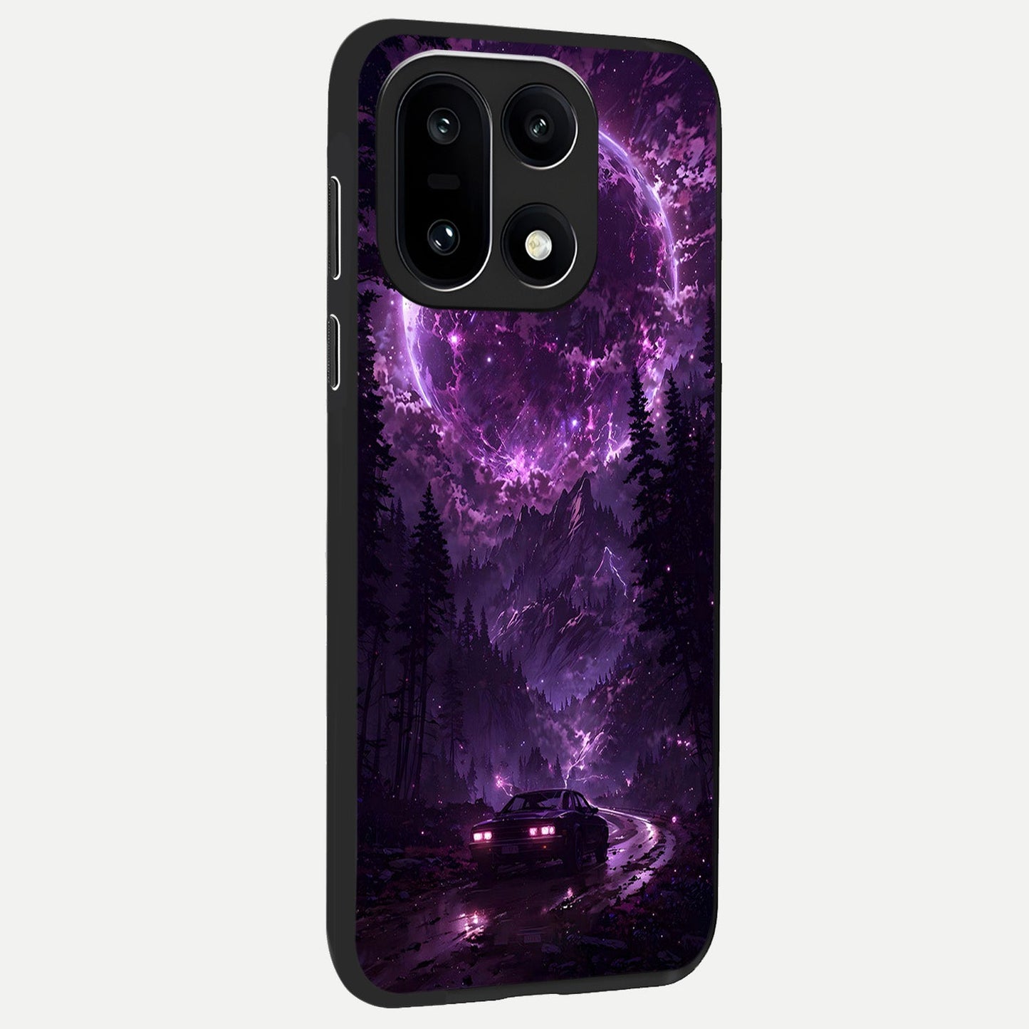  Eternal Cosmic Drive back cover For Oneplus 15 slim fit glass case with vibrant aesthetic design