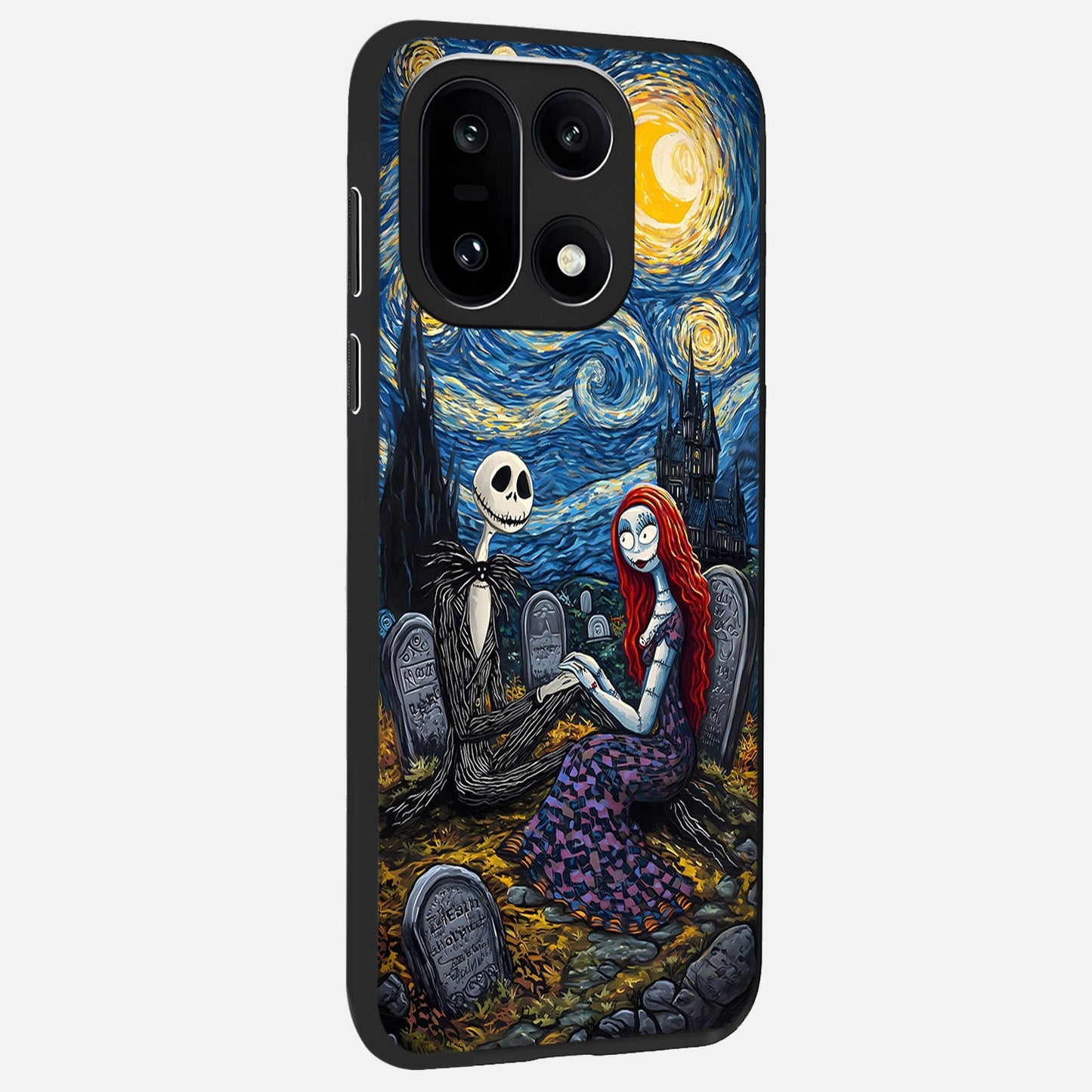  Eternal Night Love back cover For Oneplus 15 slim fit glass case with vibrant aesthetic design