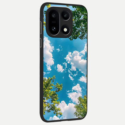  Green Moon Energy back cover For Oneplus 15 slim fit glass case with vibrant aesthetic design