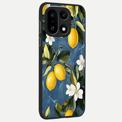  Lemon Dream Garden back cover For Oneplus 15 slim fit glass case with vibrant aesthetic design