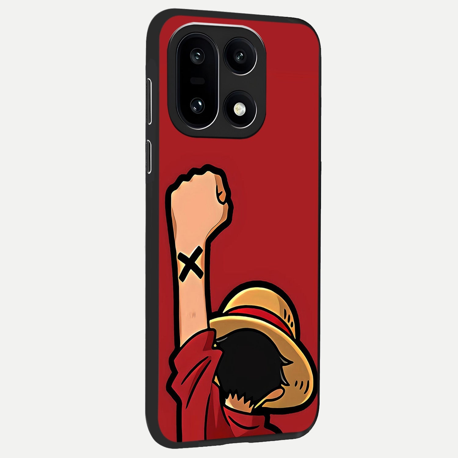  Luffy X Spirit back cover For Oneplus 15 slim fit glass case with vibrant aesthetic design