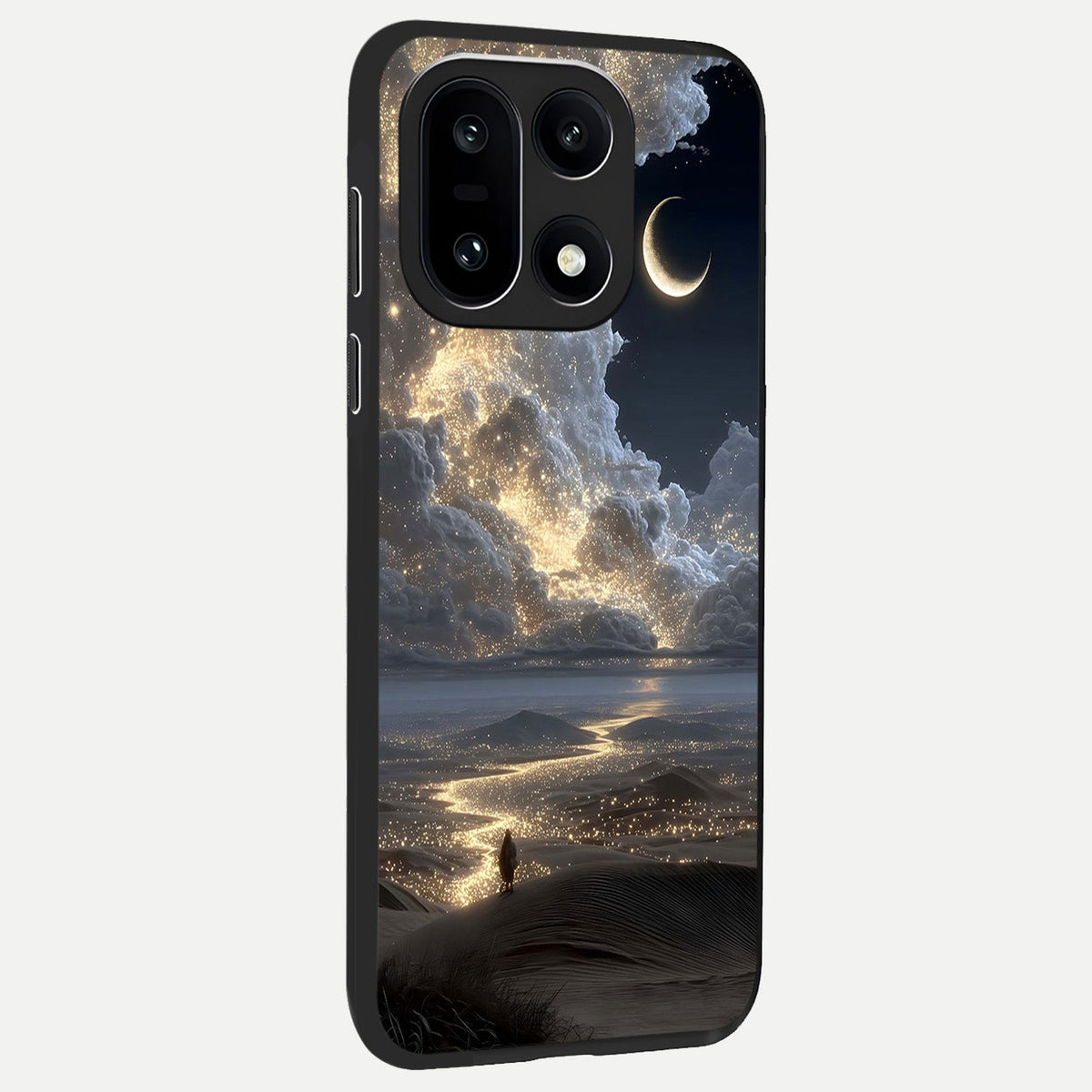  Moonlight Spark Path back cover For Oneplus 15 slim fit glass case with vibrant aesthetic design