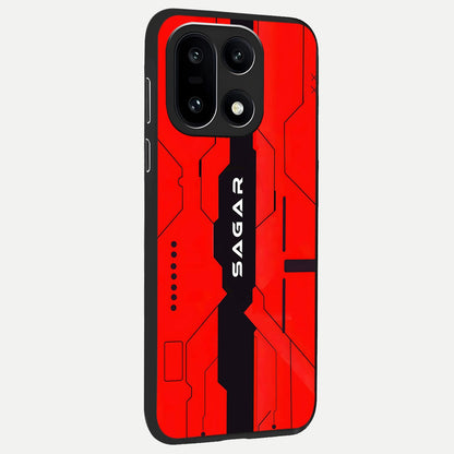 Voltage Rise CYBERPUNK Custom Name back cover For Oneplus 15 slim fit personalized glass case with bold cyberpunk design