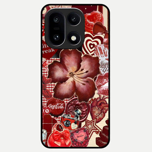  Aesthetic Little Freak Glass Case For Oneplus 15 back cover – full design glossy printed glass finish