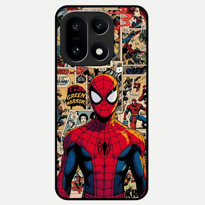  Aesthetic Spider Glass Case For Oneplus 15 back cover – full design glossy printed glass finish