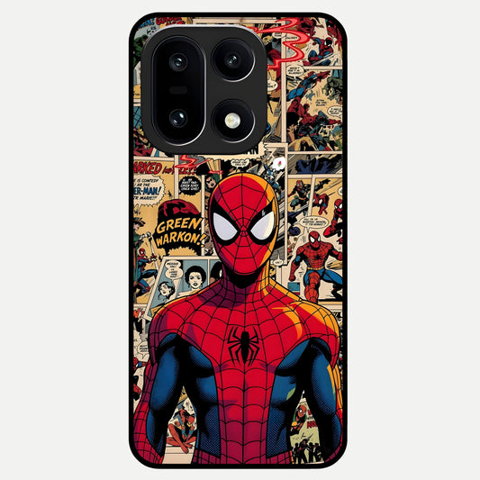  Aesthetic Spider Glass Case For Oneplus 15 back cover – full design glossy printed glass finish