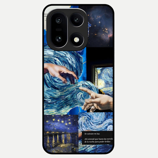  Aesthetic Vando Hands Glass Case For Oneplus 15 back cover – full design glossy printed glass finish