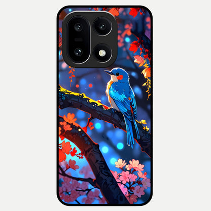  Blooming Water Drift Glass Case For Oneplus 15 back cover – full design glossy printed glass finish